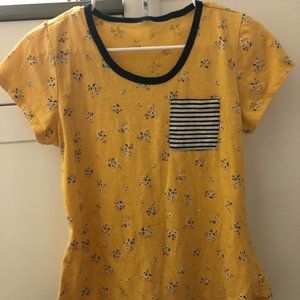 Yellow Shirt with Small Pocket